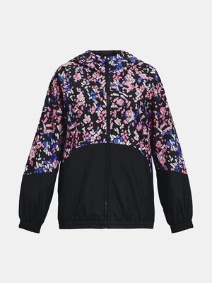 Under Armour Jacket Woven FZ Jacket-BLK - Girls