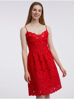 Orsay Red Ladies Lace Dress - Women