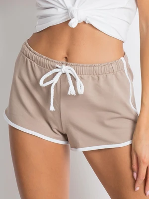 Beige sweat shorts