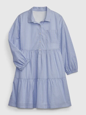 Blue Girly Striped Dress GAP