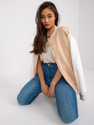 Beige women's bomber Menorca