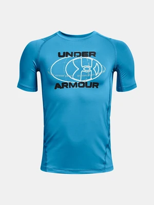 Under Armour T-shirt UA HG Armour Novelty SS-BLU - Guys