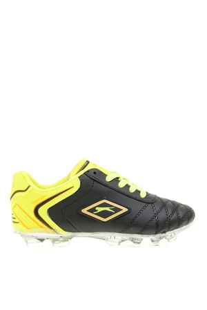 Slazenger Black - Yellow Boys Turf Court Shoes