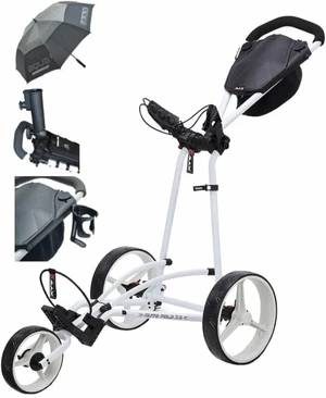 Big Max Autofold X2 Deluxe SET White Pushtrolley