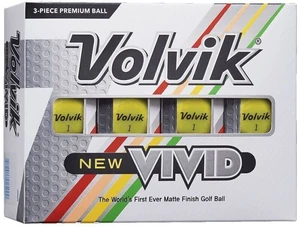 Volvik Vivid 2020 Yellow Piłka golfowa