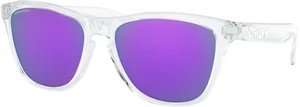 Oakley Frogskins 9013H755 Polished Clear/Prizm Violet Occhiali lifestyle