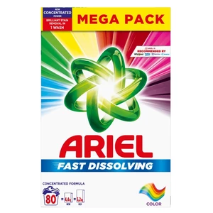 ARIEL Color Prací prášek Box 80 praní 4,4 kg