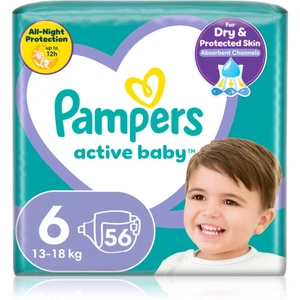 Pampers Active Baby Size 6 jednorazové plienky 13-18 kg 56 ks