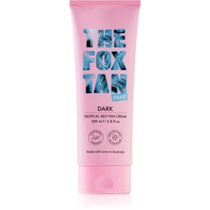 The Fox Tan Dark Tropical hydratačný samoopaľovací krém 200 ml