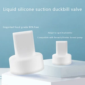 2pcs Duckbill Valve Breast Pumps Accessories Replace Single Electric Breastpump Valves For Breast Pumps Baby Feeding Nipple