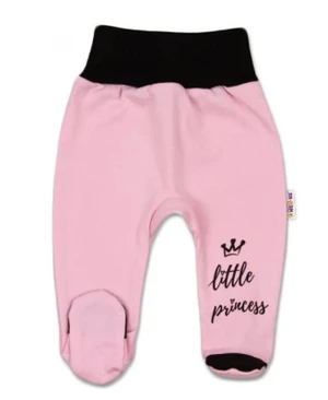 Baby Nellys Kojenecké polodupačky, růžové Little Princess, vel. 62 (2-3m)