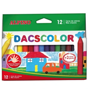 ALPINO Balenie 12 voskoviek Dacscolor