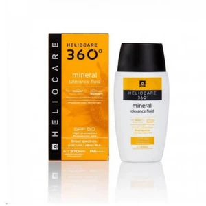 Heliocare Emulze na opalování s minerálními filtry vhodná pro intolerantní pokožku SPF 50 360° (Mineral Tolerance Fluid) 50 ml