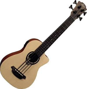 LAG TKB-150CE Tiki Uku Natural Basové ukulele