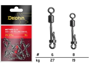 Delphin obratlík rychloobratlík s pojistkou method quix 10 ks - velikost 8 nosnost 19 kg