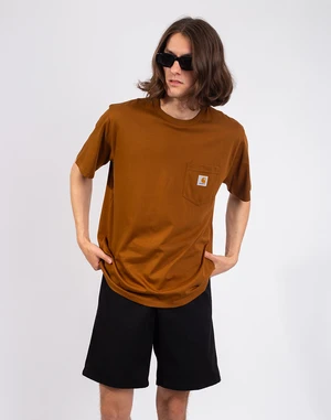 Carhartt WIP S/S Pocket T-Shirt Deep H Brown S