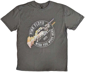 Pink Floyd T-Shirt Wish You Were Here 1975 Unisex Charcoal Grey XL