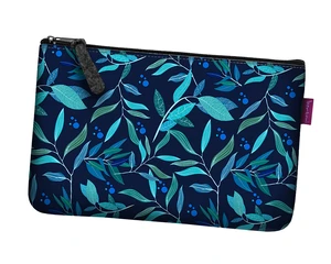 Bertoni Unisex's Pocket Cosmetic Bag Oleander Navy Blue