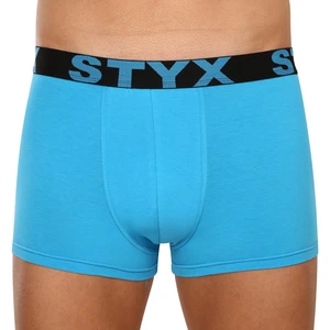 Men's boxers Styx sports rubber oversize light blue