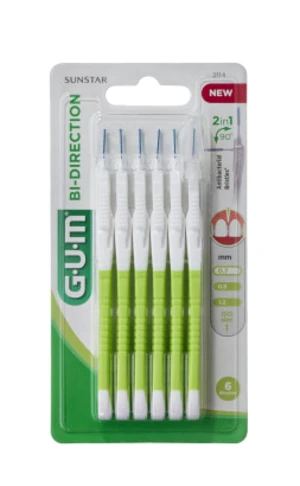 GUM Mezizubní kartáčky BI-DIRECTION 0,7 mm 6 ks