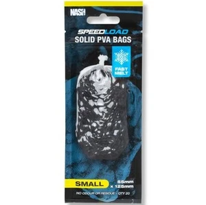 Nash pva vrecká speedload solid pva bags fast melt - small