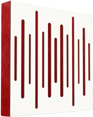 Mega Acoustic FiberPRO60 Spectrum White/Red Absorbent Holzplatte