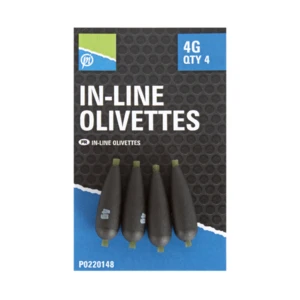 Preston innovations olůvka inline olivettes 4 ks - 0,4 g