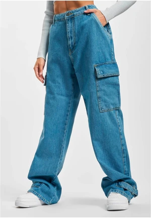 DEF Cargo Pants Denim Light Blue Denim