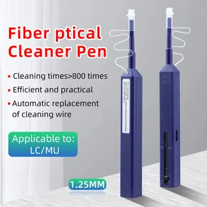 Fiber Optic Cleaner Pen LC 1.25mm /SC 2.5mm Connector Optical Fibre Cleaner One-Click Pen Tools