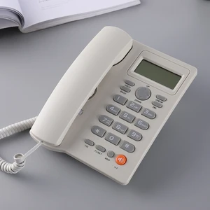 Caller Display Telephone Hands Free Calling Corded Landline Phone Landline Telephone for Home Office Hotel KX-T2025