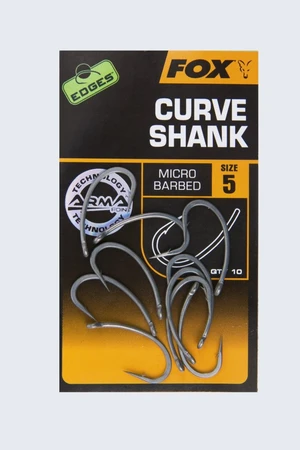 Fox háčky Edges Curve Shank Hooks vel. 8, 10ks Micro Barbed