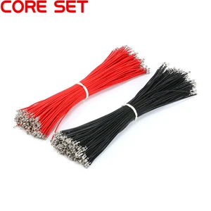 50pcs/lot Red Black XH2.54 Double Tin Header 200mm Terminal wire Connector wire 24AWG