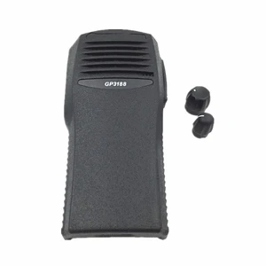 New Black Front Surface Cover Shell Housing Case Knob For Motorola GP3188 Radio Walkie Talkie Repair Accessories