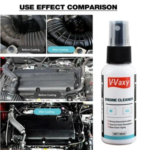 50ml Engine Bay Cleaner Auto Shine Protector Detailer Car Care Oilproof Coating Solution Wear-Resistant Agent For Car Accessory