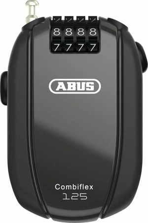 Abus Combiflex Trip 125 Black Lina stalowa-Zamek