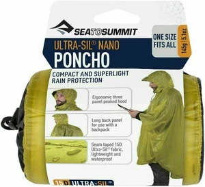 Sea To Summit Ultra-Sil Nano Poncho 15D Outdoorová bunda Lime