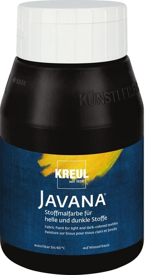 Kreul Javana Vernice per tessuti Black 500 ml 1 pz