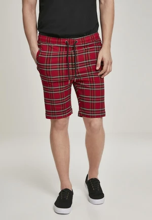 Checker Shorts red/blk