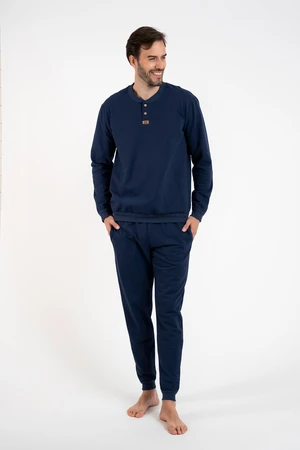 Men's Leader tracksuit, long sleeves, long pants - dark blue