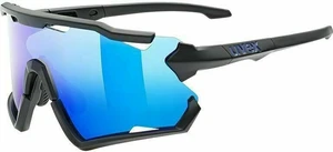 UVEX Sportstyle 228 Black Mat/Mirror Blue Lunettes vélo