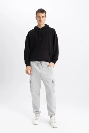 DEFACTO Oversize Wide Fit Cargo Pocket Sweatpants