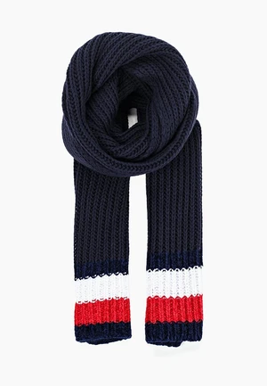 Tommy Hilfiger Scarf - CORPORATE CHUNKY KNIT SCARF dark blue