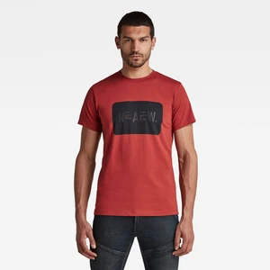 G-STAR T-shirt - RAW. Double Layer R T Red