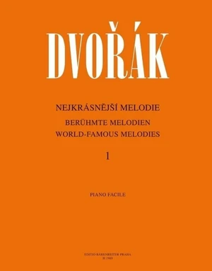 Antonín Dvořák Nejkrásnější melodie 1 Note