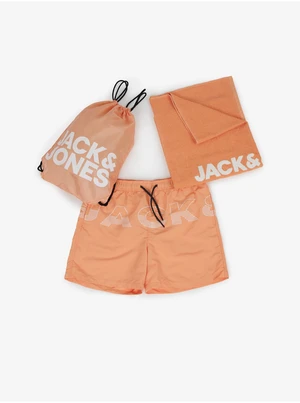 Kąpielówki męskie Jack & Jones Towel & Backpack Set