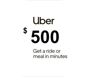 Uber $500 US Gift Card