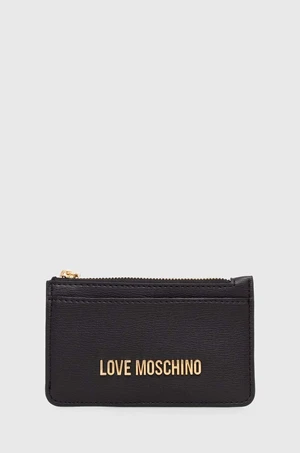 Peňaženka Love Moschino dámska, čierna farba, JC5614PP1LLD0000