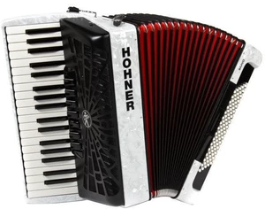 Hohner Bravo III 96 White Fisarmonica a tasti