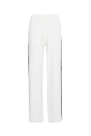 Tommy Hilfiger Tepláky - TH FLEX WIDE LEG PANT biele