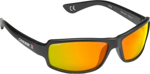 Cressi Ninja Black/Orange/Mirrored Sonnenbrille fürs Segeln